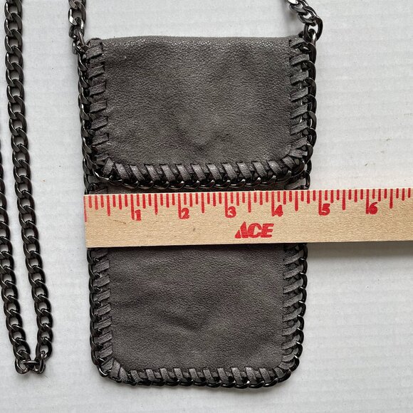 Grey vegan Stella McCartney Falabella style Pouch crossbody - Picture 8 of 10